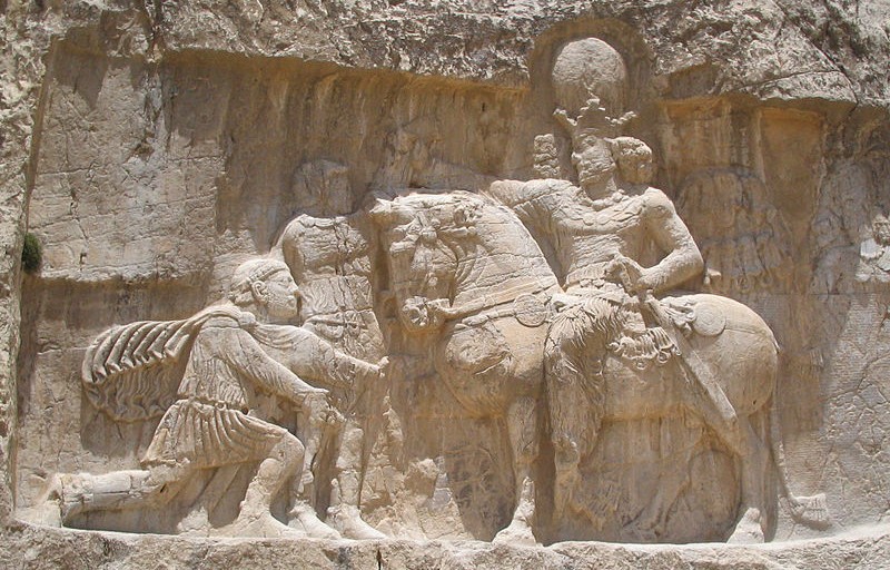 Triumph relief of Shapur I , Naqsh-e Rustam