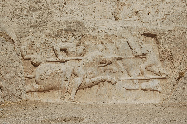 Equestrian relief of Hormizd II , Naqsh-e Rustam