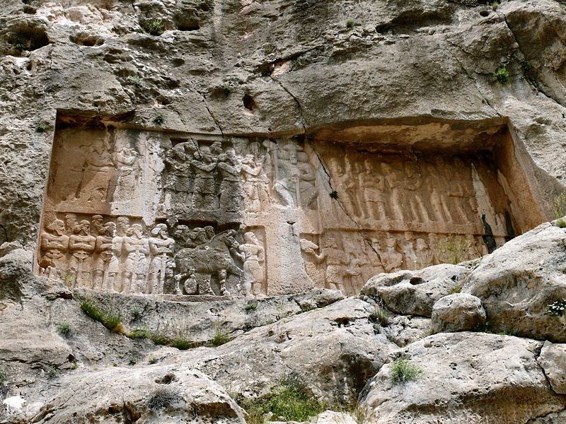 Victory relief of Shapur II over the rebels , Tang-e Showgan