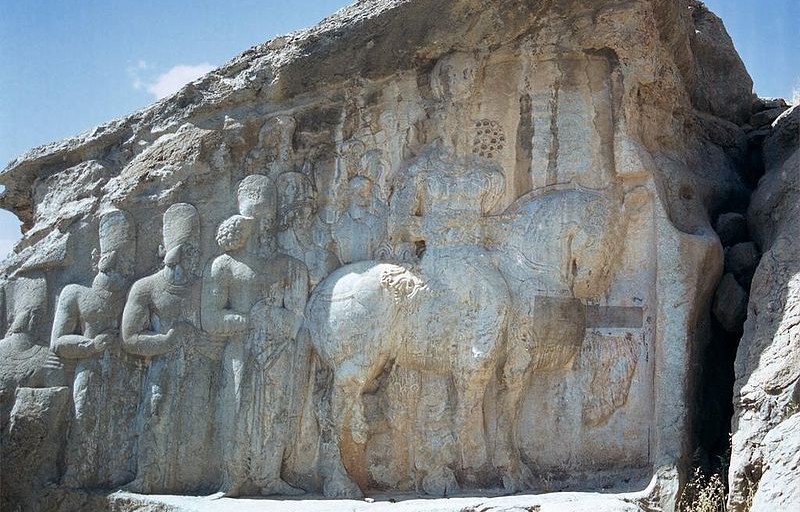 Relief of Shapur’s Parade , Naqsh-e Rajab
