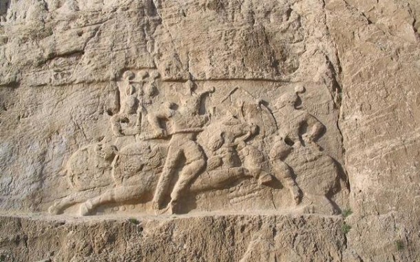 Equestrian relief of Bahram II , Naqsh-e Rustam