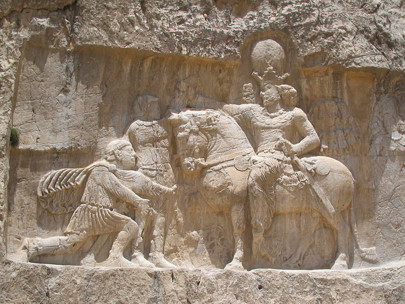Triumph relief of Shapur I , Naqsh-e Rustam